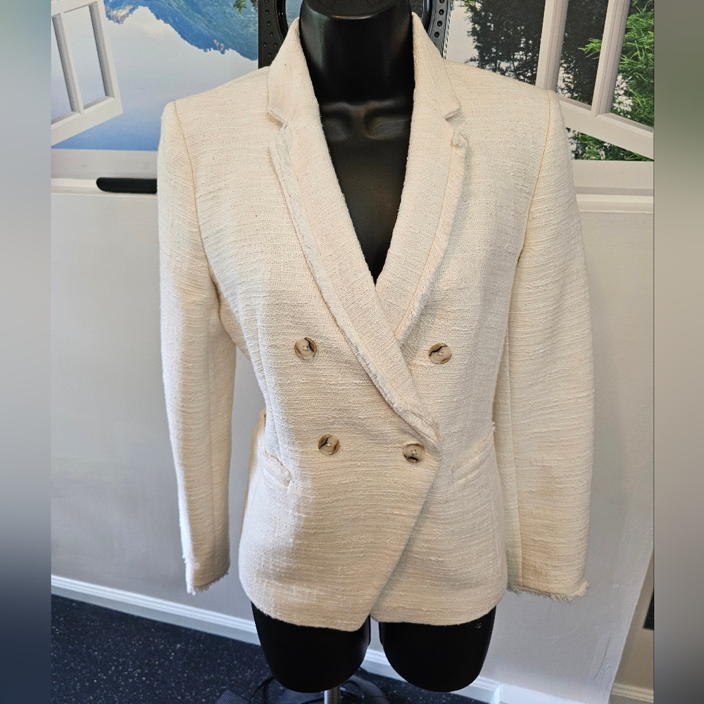 Banana Republic Cream Jacket - Size 6 - NWT